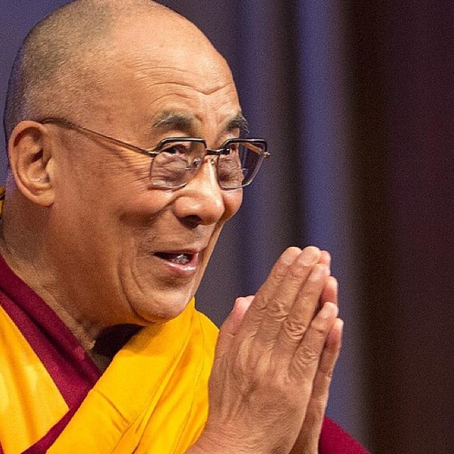 Ο μοναχός Tenzin Gyatso (ΑΑ ο 14ος Dalai Lama)
